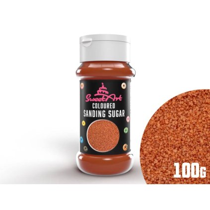 SweetArt cukrový písek bronzový (100 g) ♡