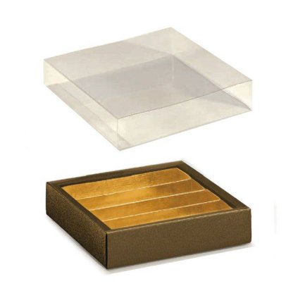 Krabička+rozdělovač 35mm+obal 145x145, 10ks - Monaco | Cukrářské potřeby