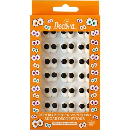 Cukrová dekorace oči, 18ks - Decora  | Skvělé pro Váš domácí dort