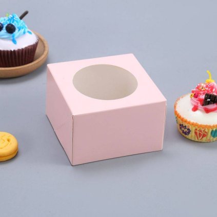 Krabička na cupcaky 25ks světle růžové - Cakesicq  | Cukrářské potřeby