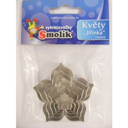 Sada vykrajovátek Květy Jiřinka hladké (5 ks) ♡