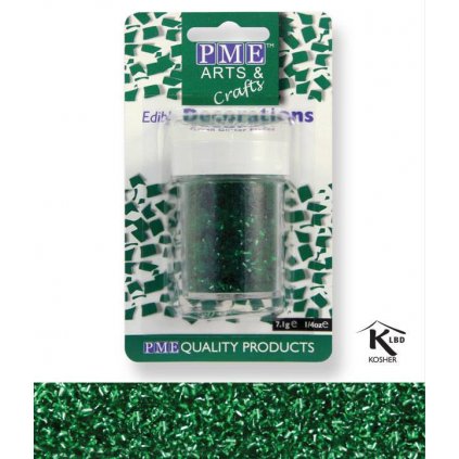 Sypání Glitter Flakes - zelené - PME  /O--GF143