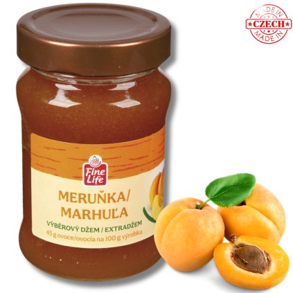 Fine Life Džem výběrový meruňka 340 g