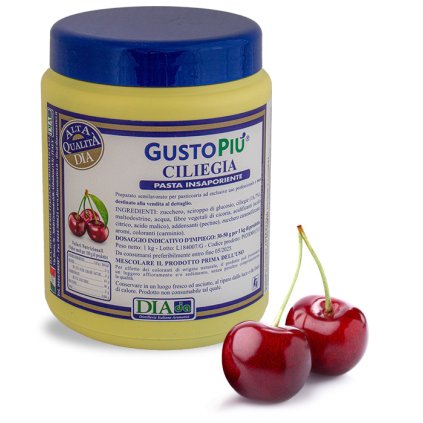 Pasta ochucovací GustoPiú (třešeň s kousky) 1 kg/dóza