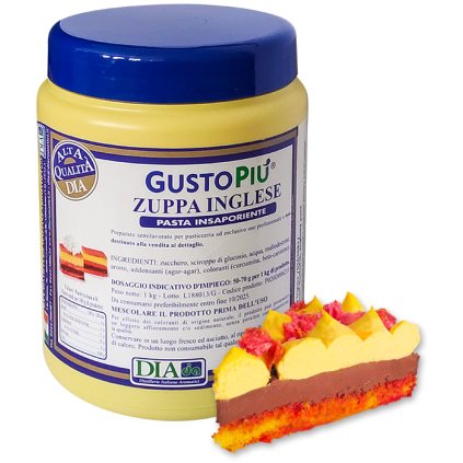 Pasta ochucovací GustoPiú, anglický punč 1 kg/dóza