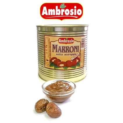 Krém kaštanový Ambrosio (termostabilní) 3 kg/plechovka