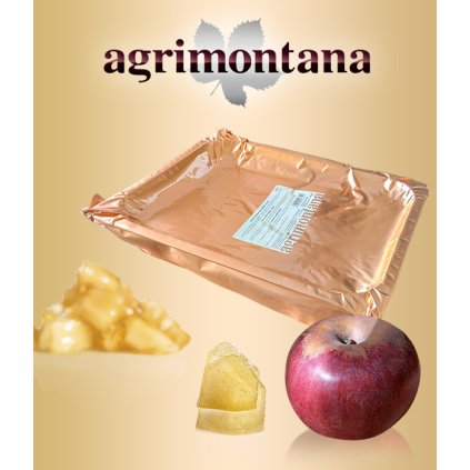 Jablka Annurca IGP kandovaná Agrimontana kostky 2,5 kg/vanička vakuum