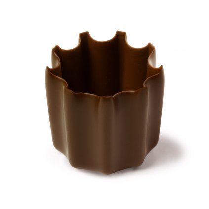 Čokoládové košíčky hořké kulatá Hvězda 25x28 mm 150 ks/kart (750g)