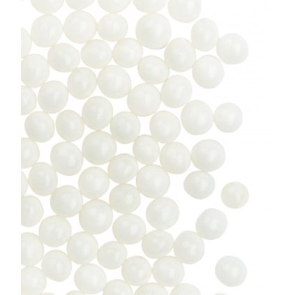 Cukrové perly rýžové 4mm (bílé) 1,2 kg/krabička