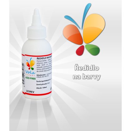 Ředidlo na barvy v prášku do tuků 100ml/lahvička