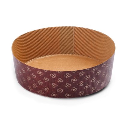 Forma Panettone nízký, pevná 1500g 1 papírová forma