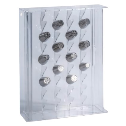 Držák plexi na špičky 32 ks (vertikální) 31x10, v.3,9cm