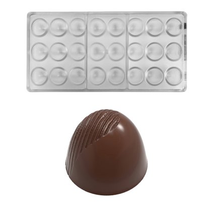 Forma na pralinky (homole dekor 10g) 3x8 tvarů/forma