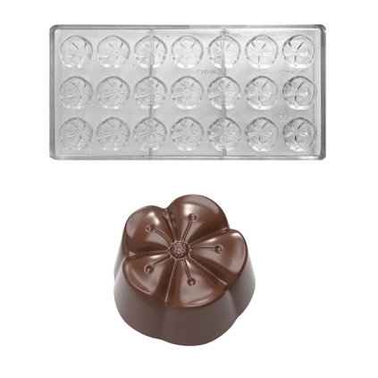 Forma na pralinky Mochi 4 květ 9,5g 3x7 tvarů/forma