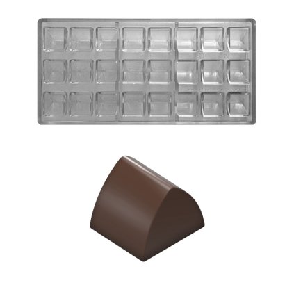 Forma na pralinky střecha 10,5g 3x8 tvarů/forma