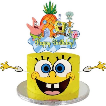 Zápich do dortu Sponge bob - Cakesicq  | Cukrářské potřeby