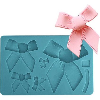 Silikonová formička mašle 13,5x9cm - Cakesicq  | Cukrářské potřeby