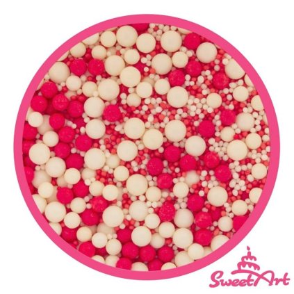 SweetArt cukrové zdobení Elegance sprinkle mix (80 g) ♡