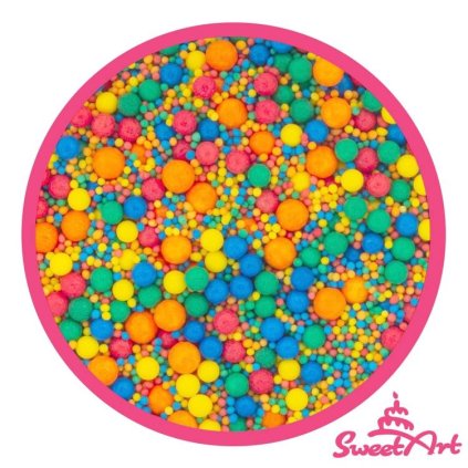 SweetArt cukrové zdobení Happy sprinkle mix (800 g) ♡