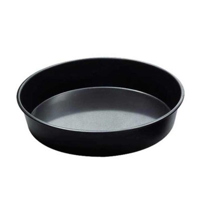 Forma na pizzu modrý plech (prům.24cm) v. 3,5cm