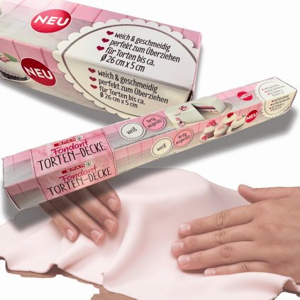 Vyválená hmota na potáhnutí dortu