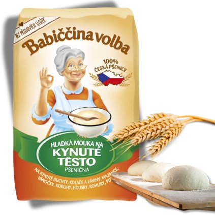 Babiččina volba - Mouka hladká na kynuté těsto 1 kg