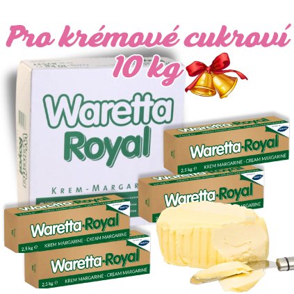 Německý máslový tuk na krémy 10kg Waretta Royal