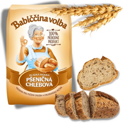 Babiččina volba - Pšeničná mouka hladká chlebová 1kg