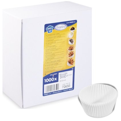 Klasické retro cukrářské košíčky na cupcakes a zákusky 1000ks