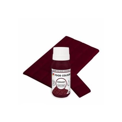 Food Colours tekutá barva do čokolády Burgundy (18 ml) ♡