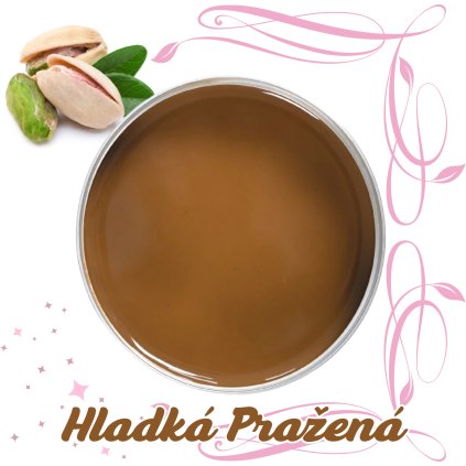 Pistácie hladká pražená 100% - ochucovací pasta, neslazená 100g
