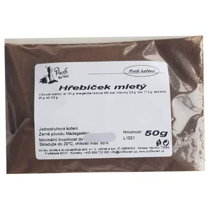 Hřebíček mletý (50g) - Koření  | Skvělé pro Váš domácí dort
