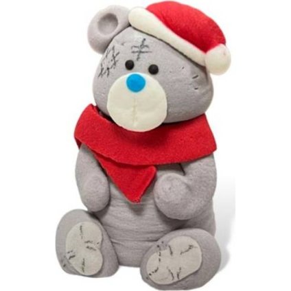 Vánoční medvídek 4,5x7cm  | Skvělé pro Váš domácí dort