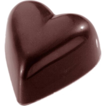 Forma na pralinky srdce 33x31x15mm - CHOCOLATE WORLD  | Cukrářské potřeby