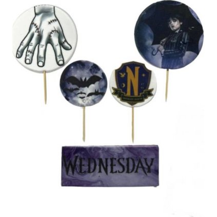 Cukrová figurka zápich Wednesday - K Decor  | Skvělé pro Váš domácí dort