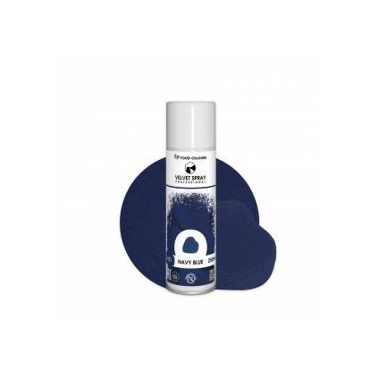 Food Colours sametový sprej Navy Blue (250 ml) ♡