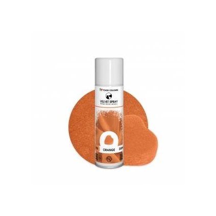 Food Colours sametový sprej Orange (100 ml) ♡