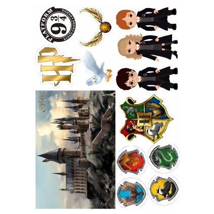 Jedlý papír Harry Potter - mix