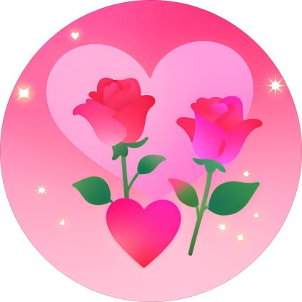 Jedlý papír Valentýnská láska