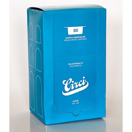 Káva Circi bezkafeinová (kapsle 6,25 g) 80 kapslí/bal