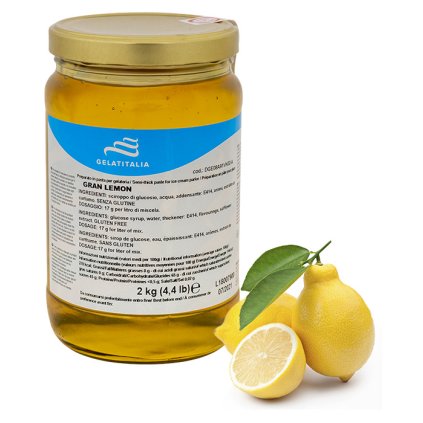 Pasta citronová Gran Lemon 2 kg/sklenice