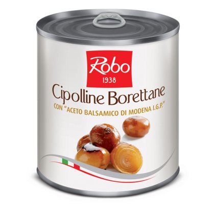 Cibule Borettane s octem Balsamico IGP, Robo 840 g/plechovka