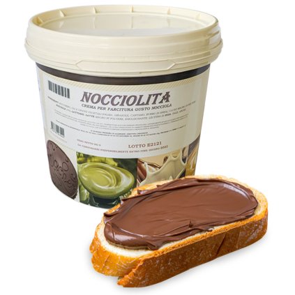 Krém lískooříškový Nocciolita 12 kg/kbelík