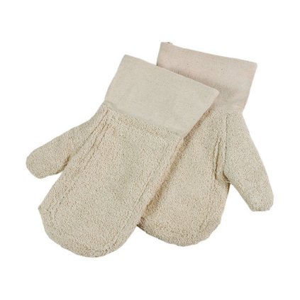 Rukavice pekařské bavlna s manžetou 1 pár 31x14cm, 290 g