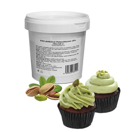 Krém pistáciový Pistacchiocrem 10% 1 kg/kbelík
