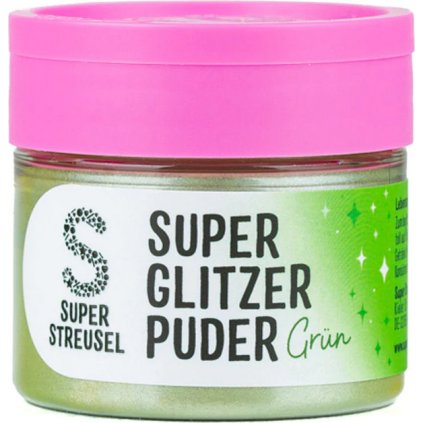 Prachová barva perleťová zelená 10g - Super Streusel  | Skvělé pro Váš domácí dort