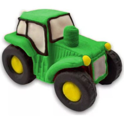 Cukrová figurka Traktor zelený - K Decor  | Skvělé pro Váš domácí dort