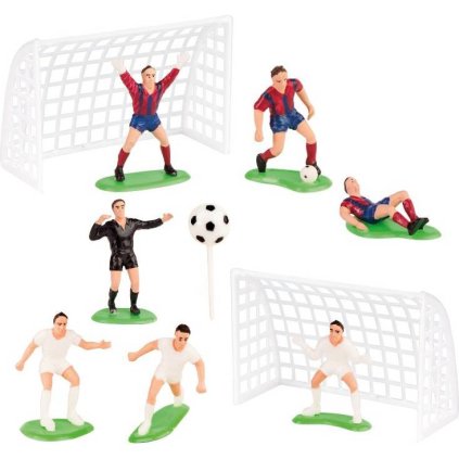 Fotbalové figurky 10ks, 5-6,5cm - Dekora  | Skvělé pro Váš domácí dort