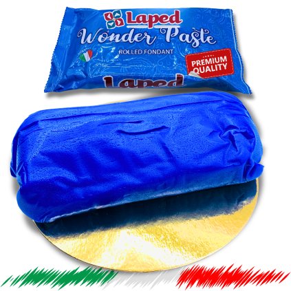 Modrá italská hmota na potahování dortu 1 kg