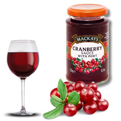 Marmeláda s brusinkami a portským vínem 235g
